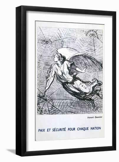Peace and Security for Each Nation-Honoré Daumier-Framed Giclee Print