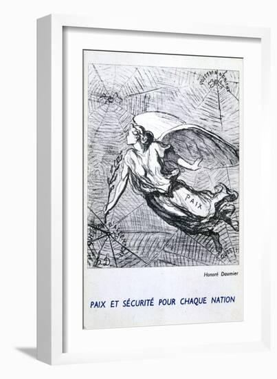 Peace and Security for Each Nation-Honoré Daumier-Framed Giclee Print