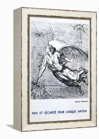 Peace and Security for Each Nation-Honoré Daumier-Framed Premier Image Canvas