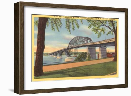 Peace Bridge, Buffalo, New York-null-Framed Art Print