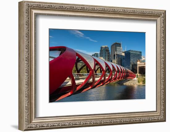 Peace Bridge, Calgary, Alberta, Canada-Stefano Politi Markovina-Framed Photographic Print