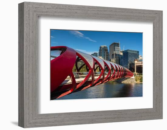 Peace Bridge, Calgary, Alberta, Canada-Stefano Politi Markovina-Framed Photographic Print