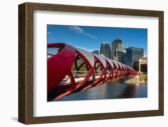 Peace Bridge, Calgary, Alberta, Canada-Stefano Politi Markovina-Framed Photographic Print