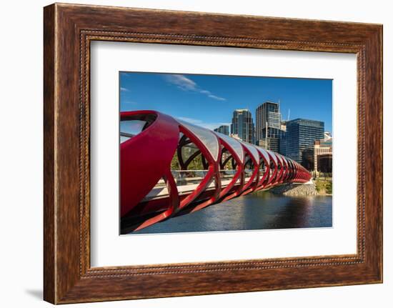 Peace Bridge, Calgary, Alberta, Canada-Stefano Politi Markovina-Framed Photographic Print