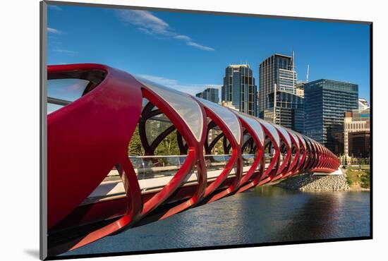 Peace Bridge, Calgary, Alberta, Canada-Stefano Politi Markovina-Mounted Photographic Print