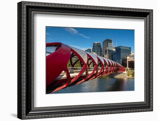 Peace Bridge, Calgary, Alberta, Canada-Stefano Politi Markovina-Framed Photographic Print