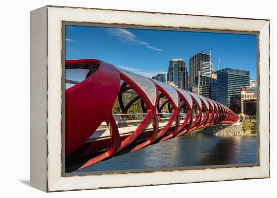 Peace Bridge, Calgary, Alberta, Canada-Stefano Politi Markovina-Framed Premier Image Canvas