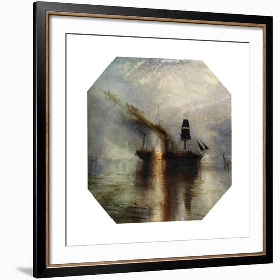 Peace, Burial at Sea of the Body of Sir David Wilkie, C1842-JMW Turner-Framed Giclee Print