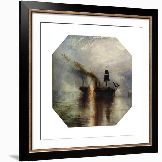 Peace, Burial at Sea of the Body of Sir David Wilkie, C1842-JMW Turner-Framed Giclee Print