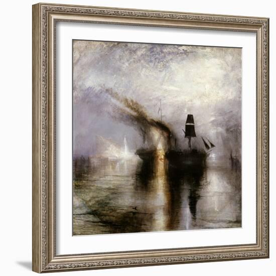 Peace - Burial at Sea-JMW Turner-Framed Giclee Print