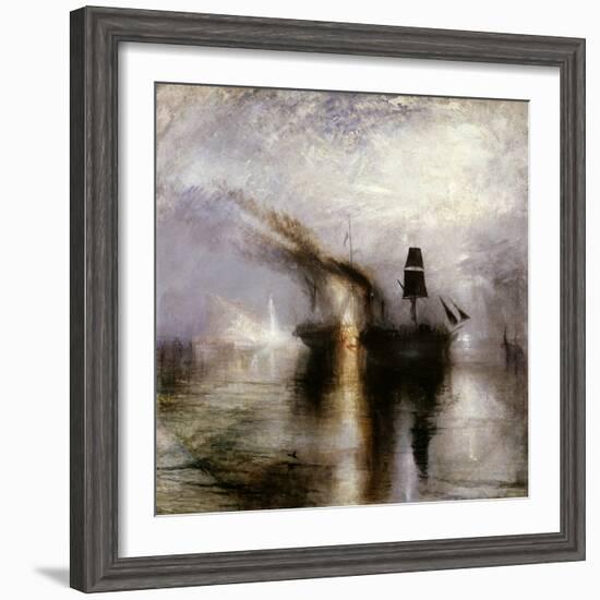 Peace - Burial at Sea-JMW Turner-Framed Giclee Print