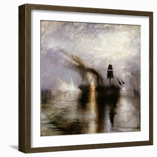 Peace - Burial at Sea-JMW Turner-Framed Giclee Print