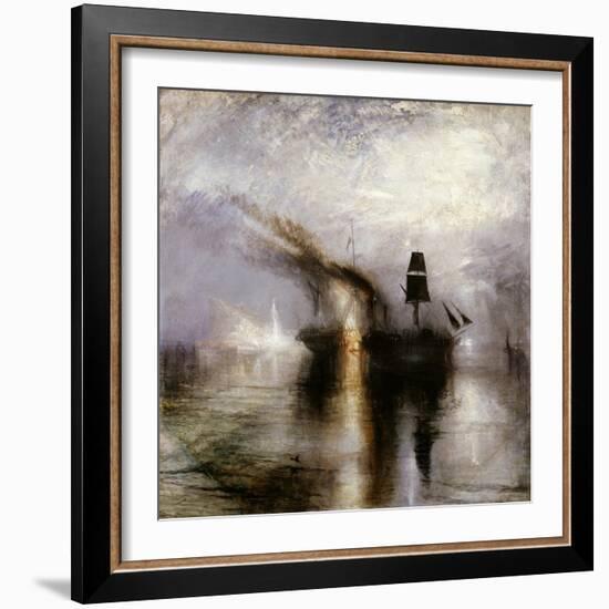 Peace - Burial at Sea-JMW Turner-Framed Giclee Print