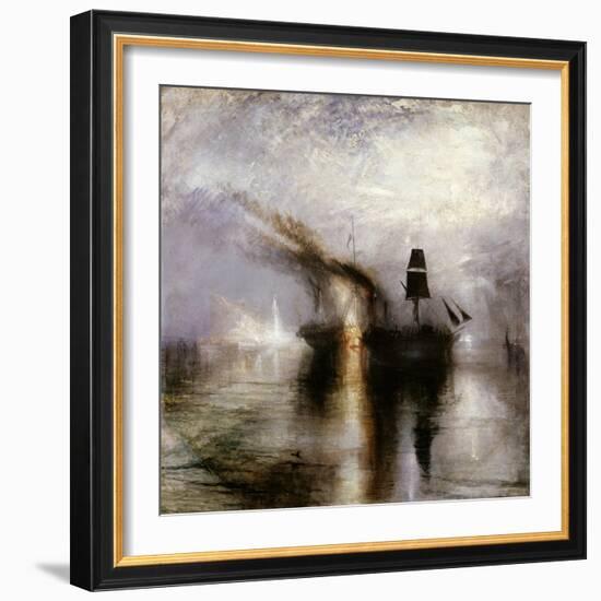 Peace - Burial at Sea-JMW Turner-Framed Giclee Print