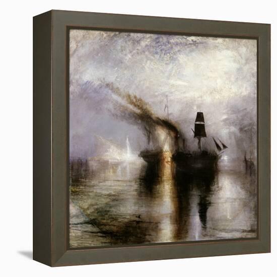 Peace - Burial at Sea-JMW Turner-Framed Premier Image Canvas