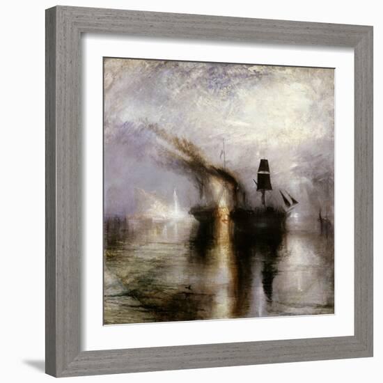 Peace - Burial at Sea-JMW Turner-Framed Premium Giclee Print