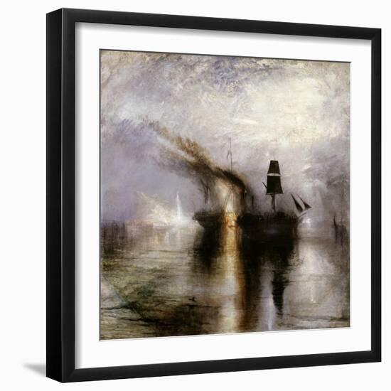 Peace - Burial at Sea-JMW Turner-Framed Premium Giclee Print