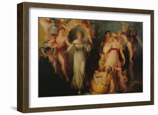 Peace Came Down Upon the Earth-Thomas Stothard-Framed Giclee Print