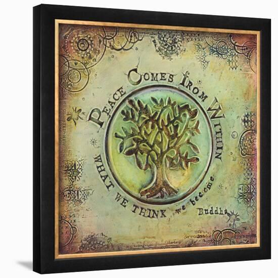 Peace Comes From Within I-Carolyn Kinnison-Framed Art Print