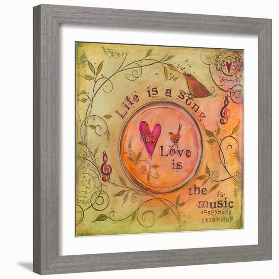 Peace Comes from Within-Carolyn Kinnison-Framed Art Print