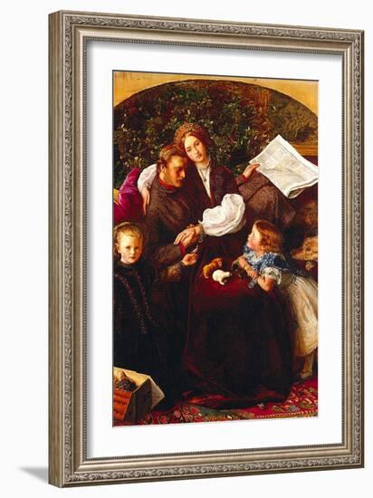 Peace Concluded-John Everett Millais-Framed Art Print