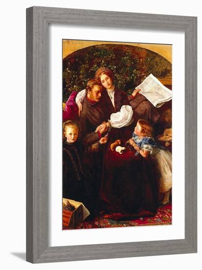 Peace Concluded-John Everett Millais-Framed Art Print