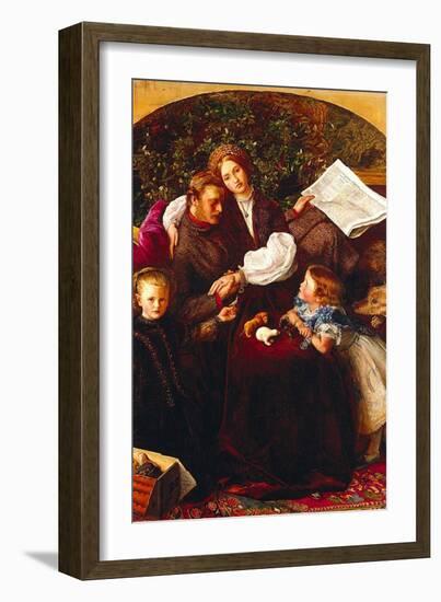 Peace Concluded-John Everett Millais-Framed Art Print