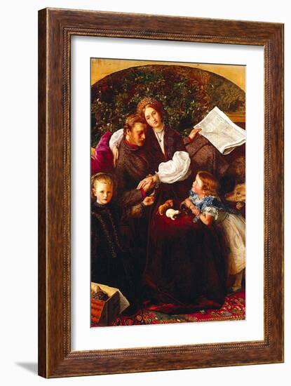 Peace Concluded-John Everett Millais-Framed Art Print