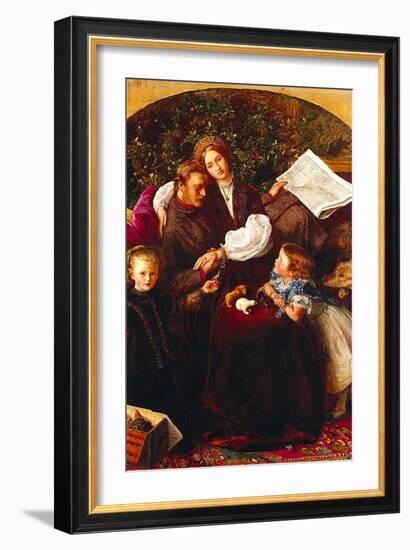 Peace Concluded-John Everett Millais-Framed Art Print