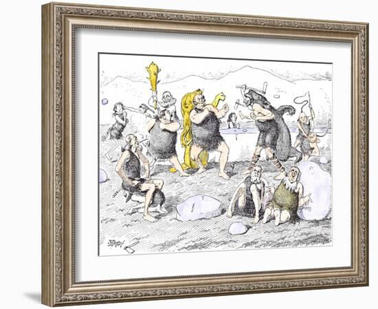 Peace Conference-Edward Tennyson Reed-Framed Giclee Print