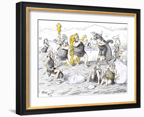 Peace Conference-Edward Tennyson Reed-Framed Giclee Print