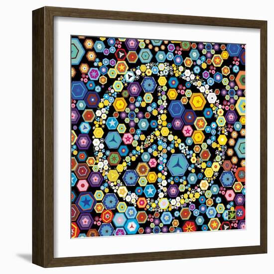 Peace Discs-Jeffrey Cadwallader-Framed Premium Giclee Print