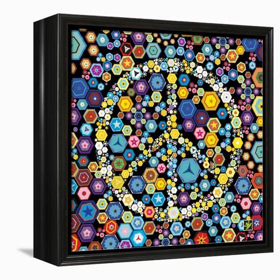 Peace Discs-Jeffrey Cadwallader-Framed Stretched Canvas