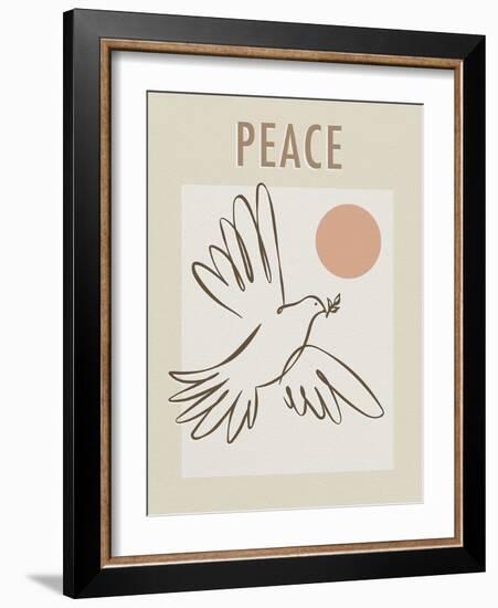 Peace Dove-Clara Wells-Framed Giclee Print