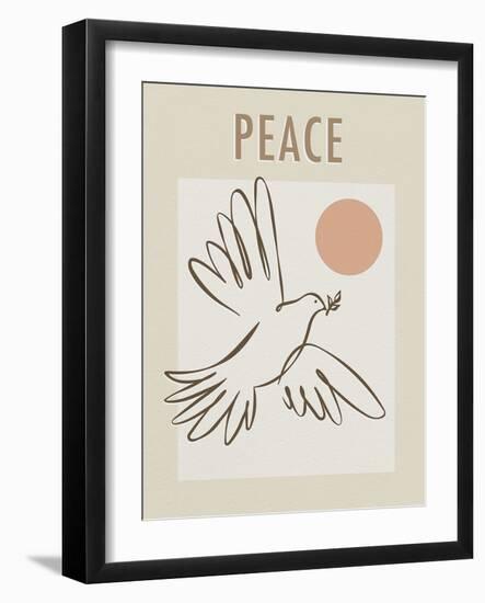 Peace Dove-Clara Wells-Framed Giclee Print