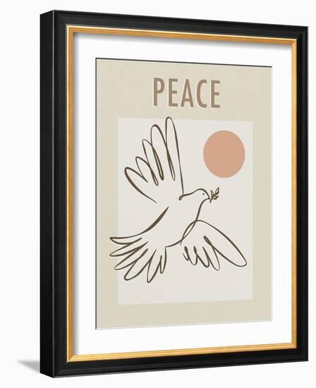 Peace Dove-Clara Wells-Framed Giclee Print