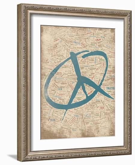 Peace For Love-OnRei-Framed Art Print