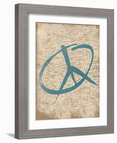 Peace For Love-OnRei-Framed Art Print