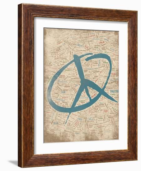 Peace For Love-OnRei-Framed Art Print