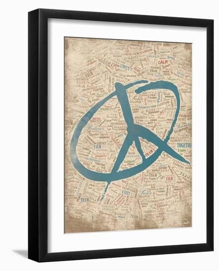 Peace For Love-OnRei-Framed Art Print