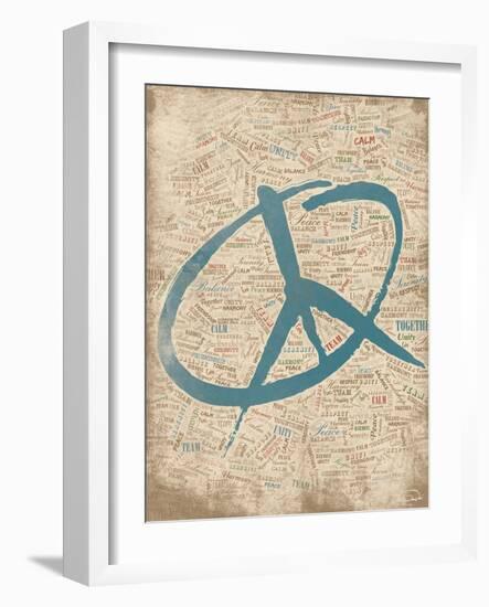 Peace For Love-OnRei-Framed Art Print