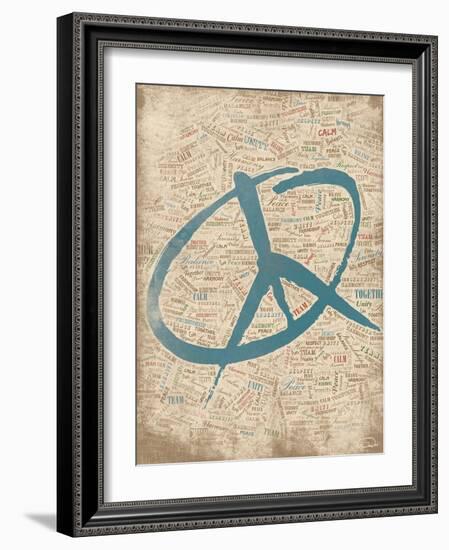 Peace For Love-OnRei-Framed Art Print