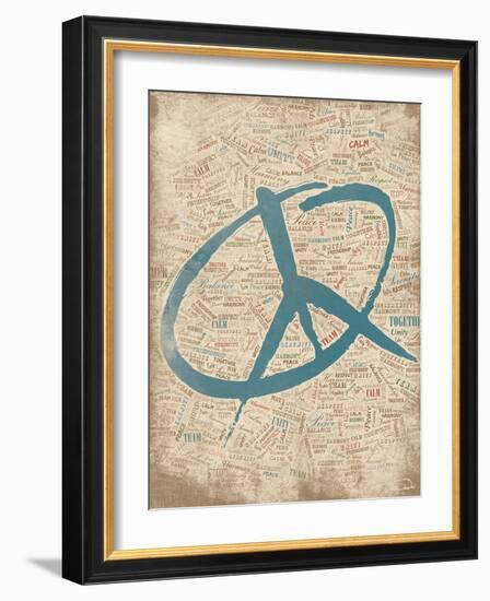 Peace For Love-OnRei-Framed Art Print