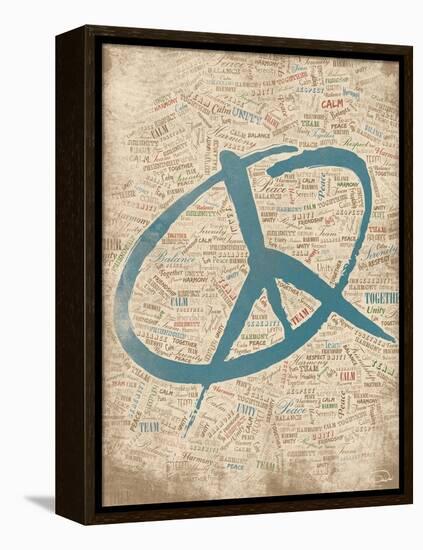 Peace For Love-OnRei-Framed Stretched Canvas