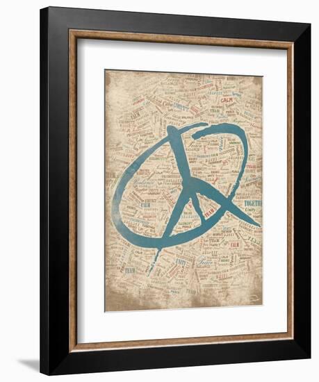 Peace For Love-OnRei-Framed Art Print