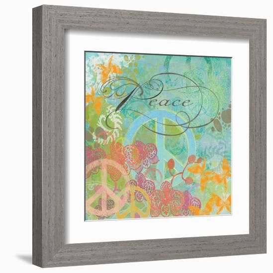 Peace Garden I-Alan Hopfensperger-Framed Art Print