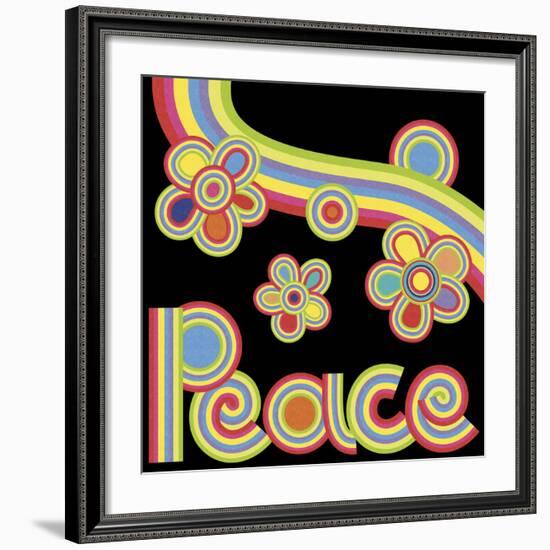 Peace Garden-Mali Nave-Framed Art Print