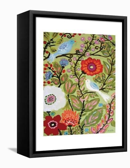 Peace Garden-Karen  Fields-Framed Stretched Canvas
