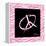 Peace Hot Pink-OnRei-Framed Stretched Canvas