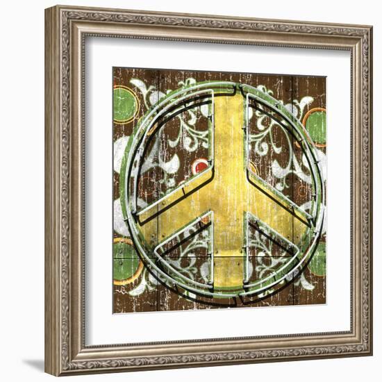 Peace II-Anthony Ross-Framed Art Print